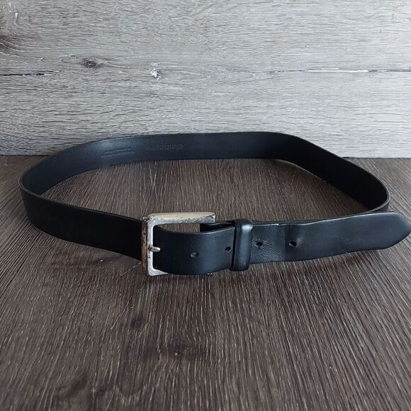 Liz Claiborne Black Leather Belt 40 - Picture 1 of 6